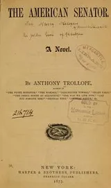 Cover of The American senator