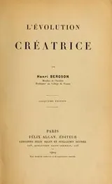 Cover of L'Évolution créatrice