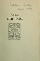 Cover of Der Harz