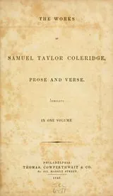 Cover of The works of Samuel Taylor Coleridge