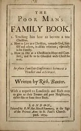 Cover of The poor man's family book