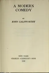 Cover of A modern comedy
