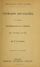 Cover of Pygmalion and Galatea