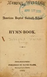 Cover of American Baptist Sabbath-school hymn-book