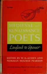 Cover of Poets of the English language