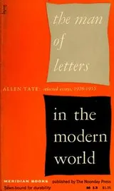 Cover of The man of letters in the modern world