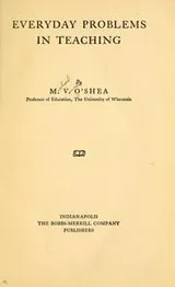 Cover of Everyday problems in teaching