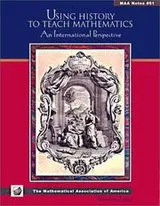 Cover of Using History to Teach Mathematics