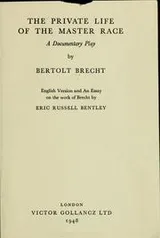 Cover of The private life of the master race