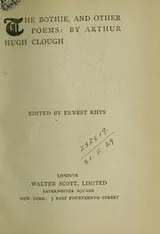 Cover of The Bothie, and other poems