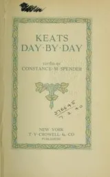 Cover of Keats day by day