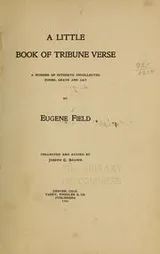 Cover of A little book of Tribune verse