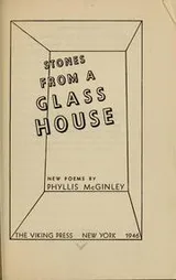 Cover of Stones from a glass house