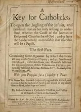 Cover of A key for Catholicks, to open the jugling of the Jesuits