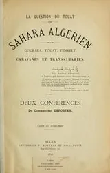 Cover of Sahara algérien
