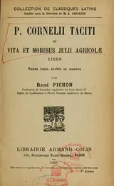 Cover of P. Cornelii Taciti de Vita et moribus Julii Agricolae liber