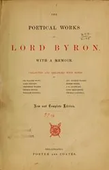 Cover of The poetical works of Lord Byron