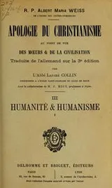 Cover of Apologie du christianisme au point de vue des moeurs & de la civilisation