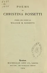 Cover of Poems of Christina Rossetti