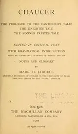 Cover of The prologue to the Canterbury tales