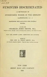 Cover of Synonyms discriminated