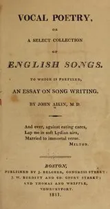 Cover of Vocal poetry