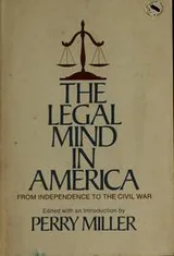 Cover of The legal mind in America