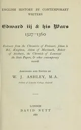Cover of Edward III & his wars, 1327-1360