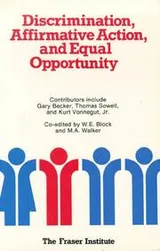Cover of Discrimination, affirmative action, and equal opportunity