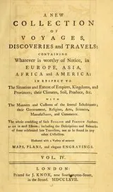 Cover of A new collection of voyages, discoveries and travels