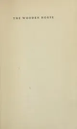 Cover of The wooden horse