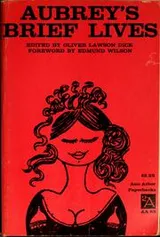 Cover of Aubrey's brief lives