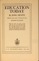 Cover of Education today
