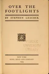Cover of Over the footlights