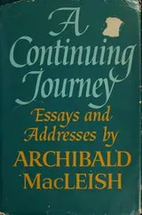 Cover of A continuing journey