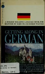 Cover of Getting along in German