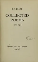 Cover of Collected poems, 1909-1935
