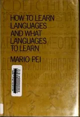 Cover of How to learn languages and what languages to learn