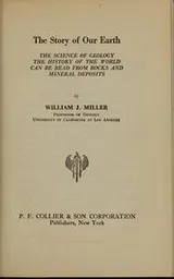 Cover of The story of our earth,  the science of geology