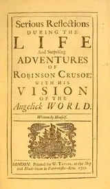 Cover of Serious reflections during the life and surprising adventures of Robinson Crusoe