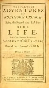 Cover of The farther adventures of Robinson Crusoe