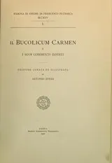 Cover of Il bucolicum carmen e i suoi commenti inediti