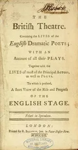 Cover of The British theatre