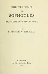 Cover of The tragedies of Sophocles