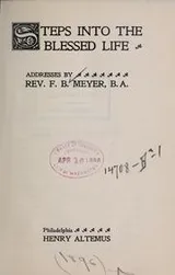 Cover of Steps into the blessed life ...