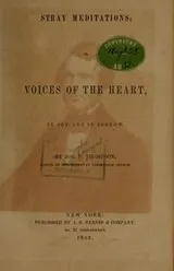 Cover of Stray meditations