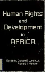 Cover of Human rights and development in Africa