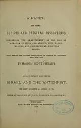 Cover of A paper on some curious and original discoveries...1870