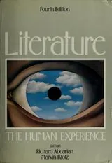 Cover of Literature, the human experience. Fourth edition