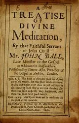 Cover of A treatise of divine meditation